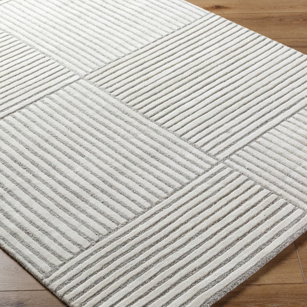 Brook Cream Handmade Rug by Livabliss - Image 3