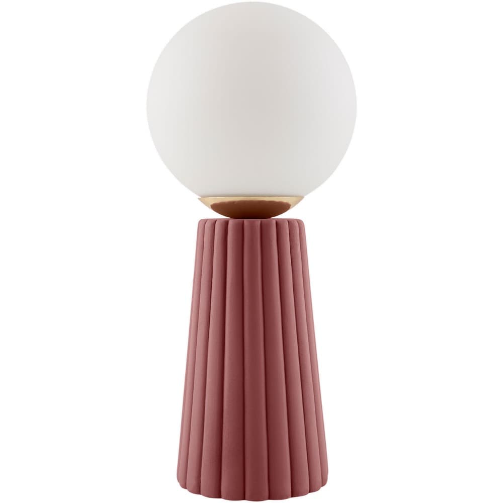 Conju Peach Ceramic Table Lamp by Livabliss