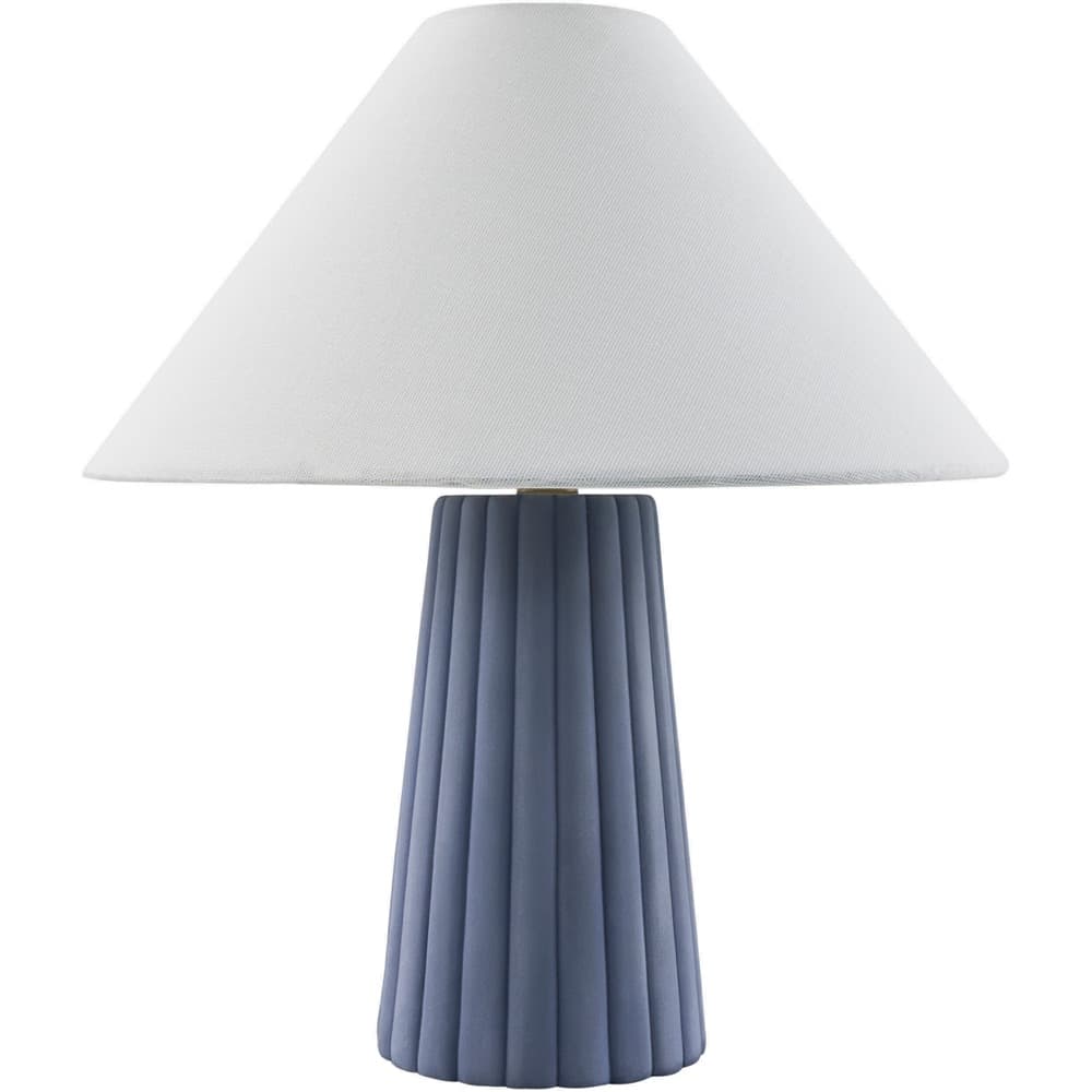 Conju Blue Ceramic Table Lamp by Livabliss