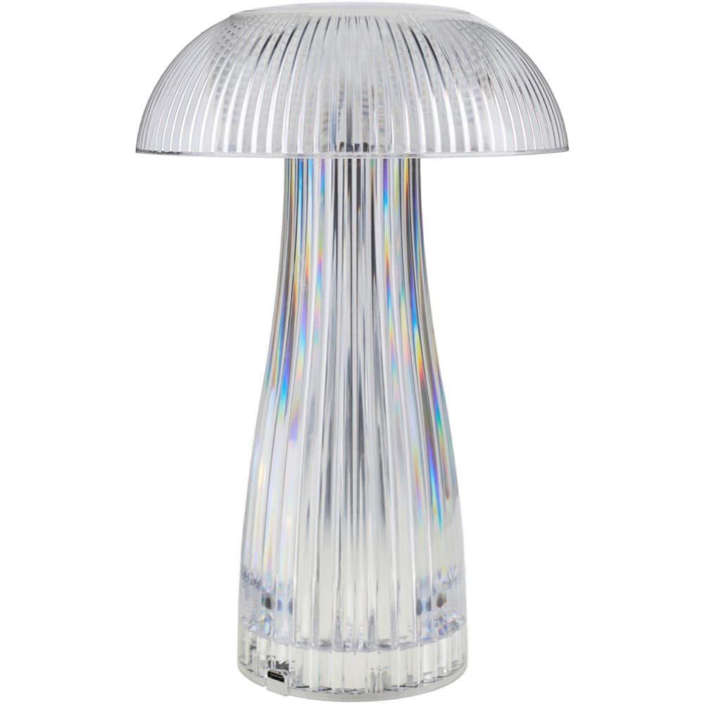 Furnas Clear Iron Table Lamp by Livabliss