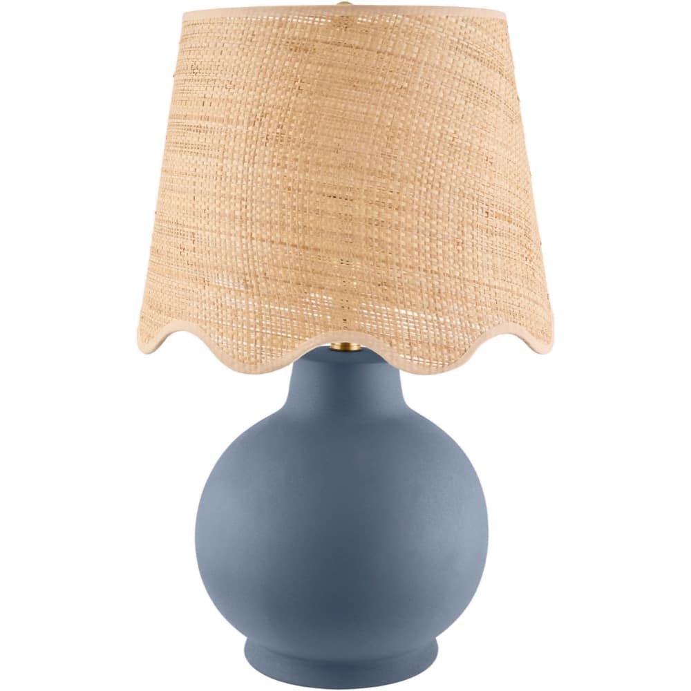 Stella Diminuta Blue Ceramic Table Lamp by Livabliss