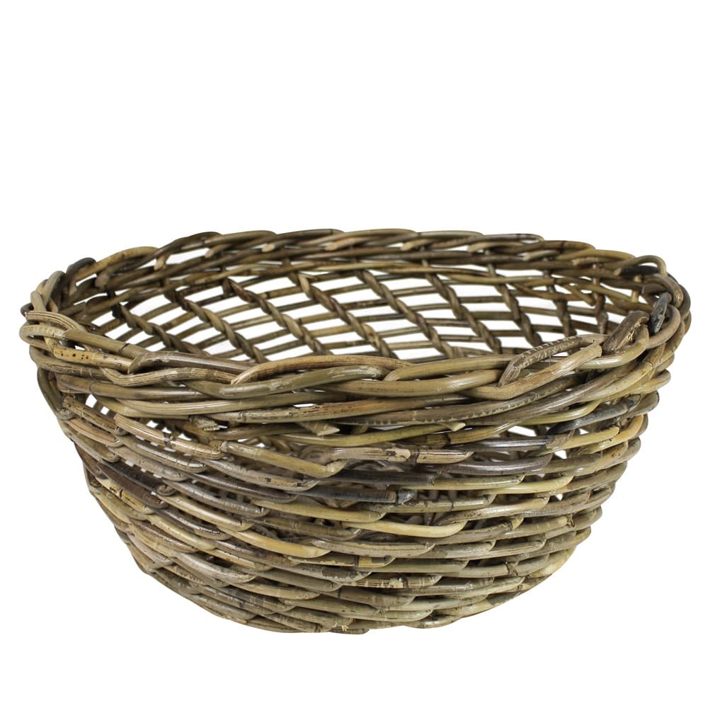 Rattan Basket with Open Weaving by HomArt