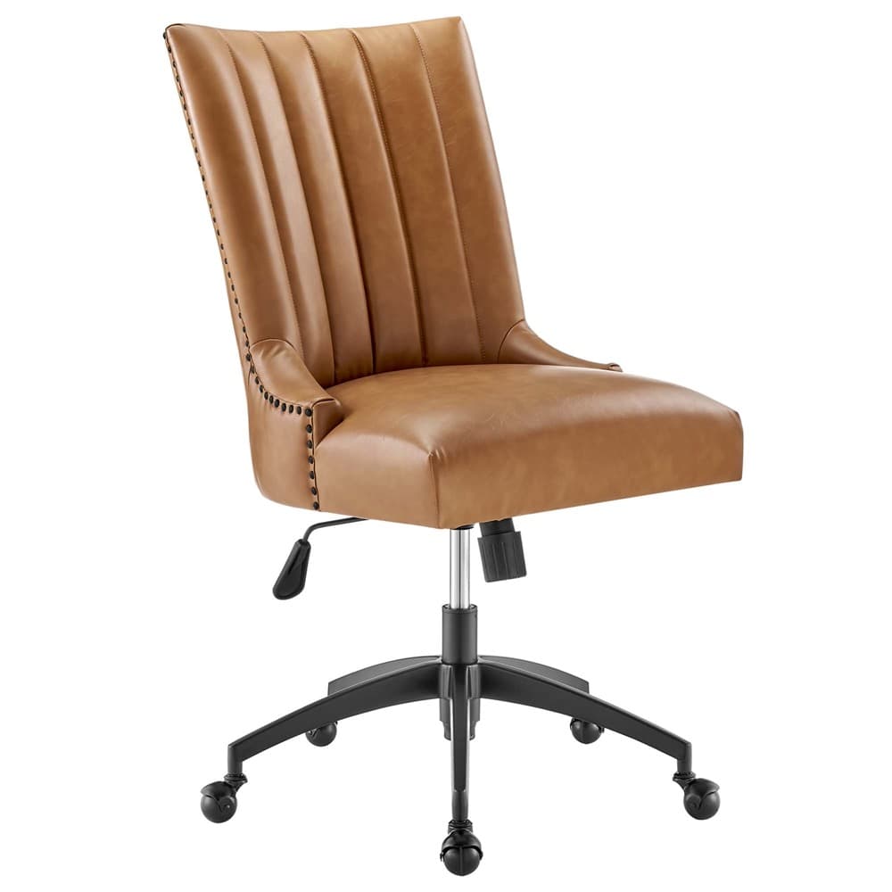 Empower Channel Tufted Vegan Leather Office Chair by Modway