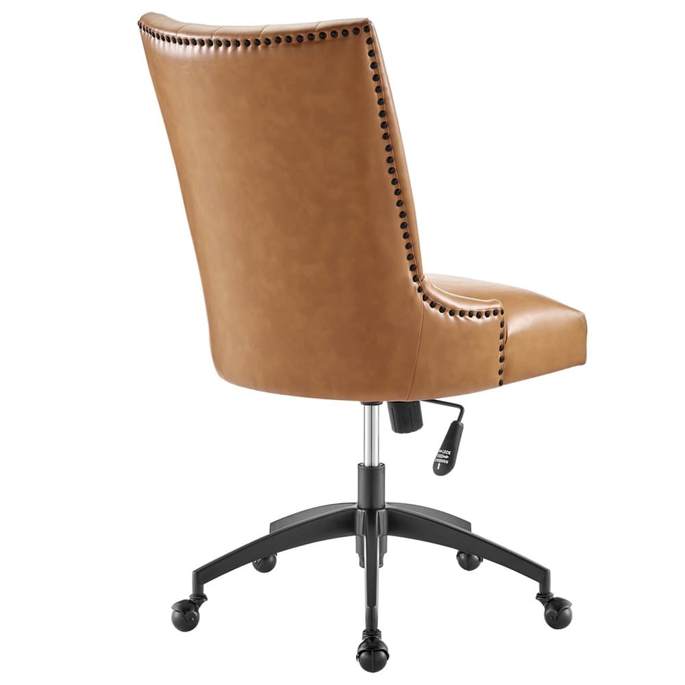 Empower Channel Tufted Vegan Leather Office Chair by Modway - Image 3