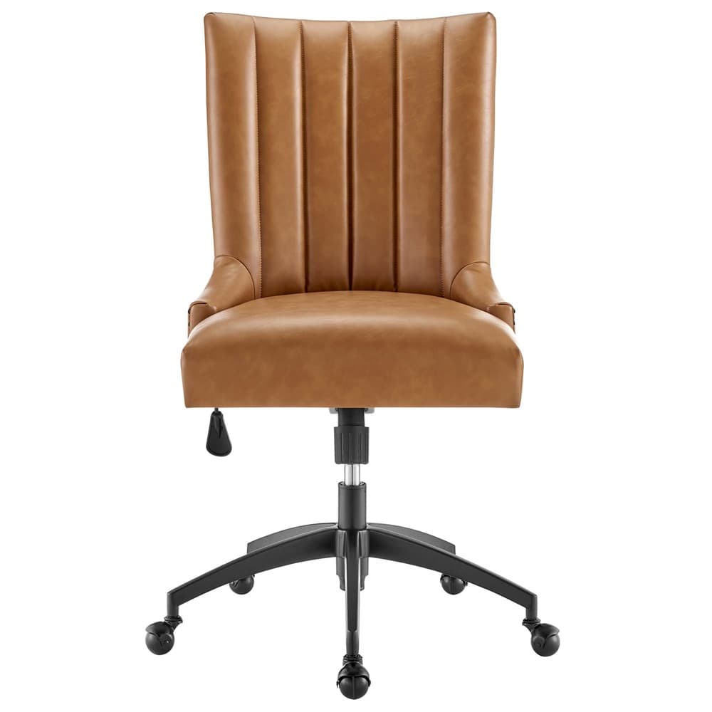 Empower Channel Tufted Vegan Leather Office Chair by Modway - Image 4