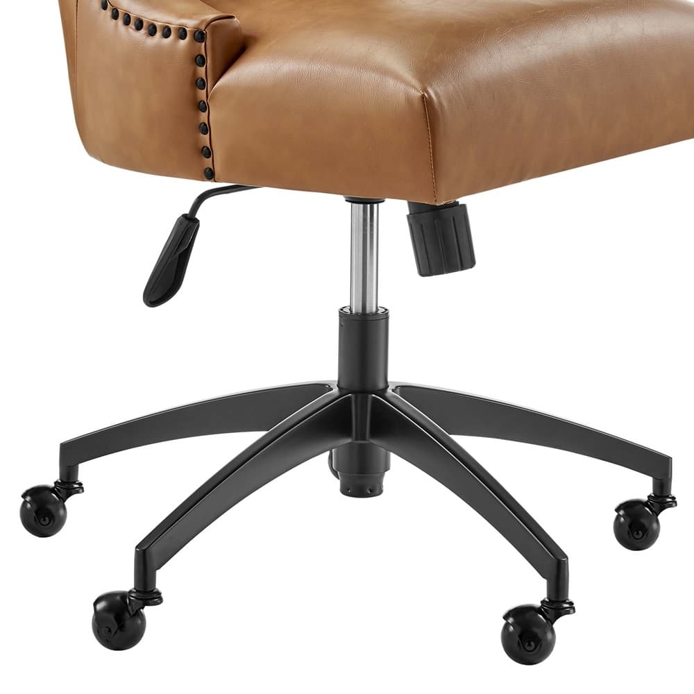 Empower Channel Tufted Vegan Leather Office Chair by Modway - Image 5