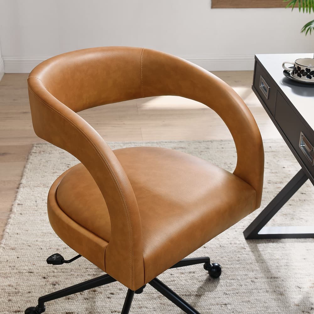 Pinnacle Vegan Leather Office Chair by Modway - Image 10