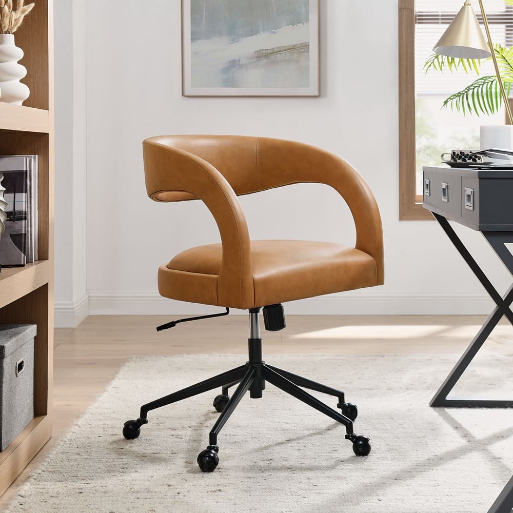 Pinnacle Vegan Leather Office Chair by Modway - Image 9