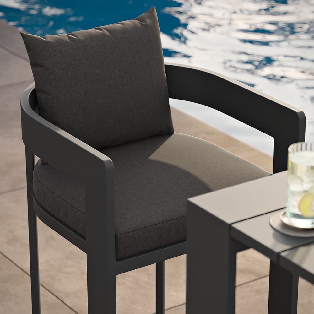 Tahoe Outdoor Patio Patio Aluminum Bar Chair by Modway - Image 9
