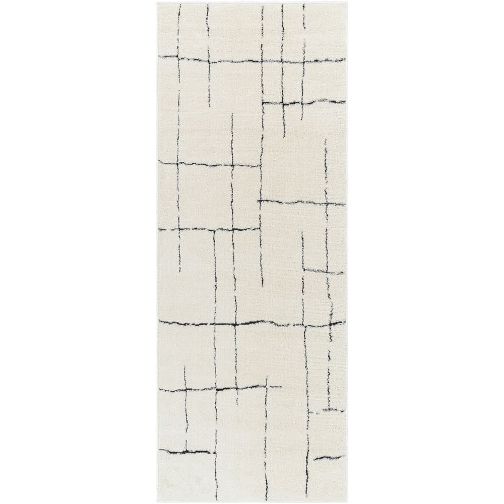Freud Ivory Machine Woven Rug by Livabliss - Image 5