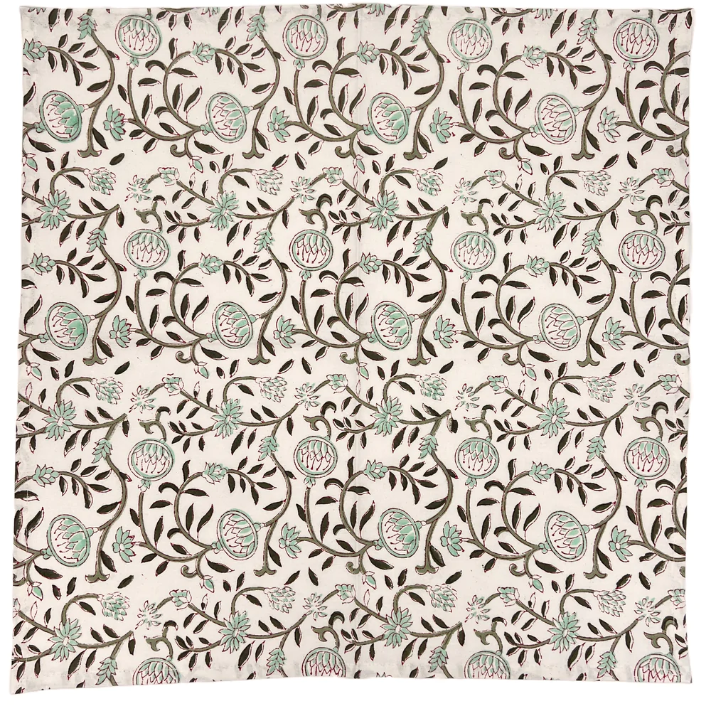 Cabana Pink Pomegranate Napkin Set of 8 by Abigails