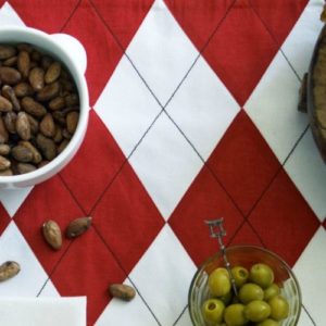 Argyle Warm Placemats Set of 6 by India Rose