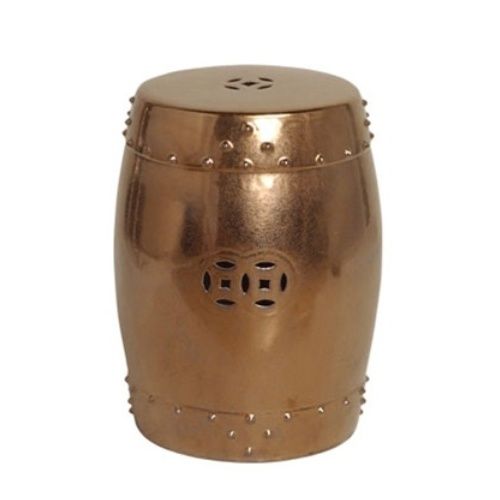 Copper garden stool cheap