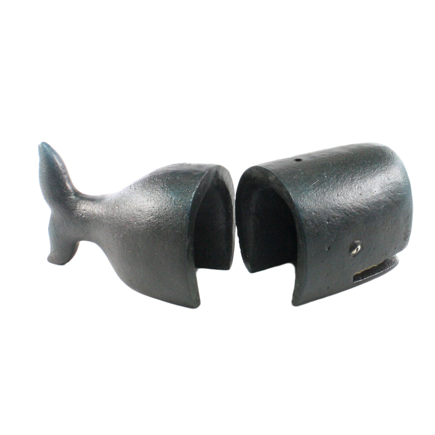 Cast Iron Whale Bookends by HomArt