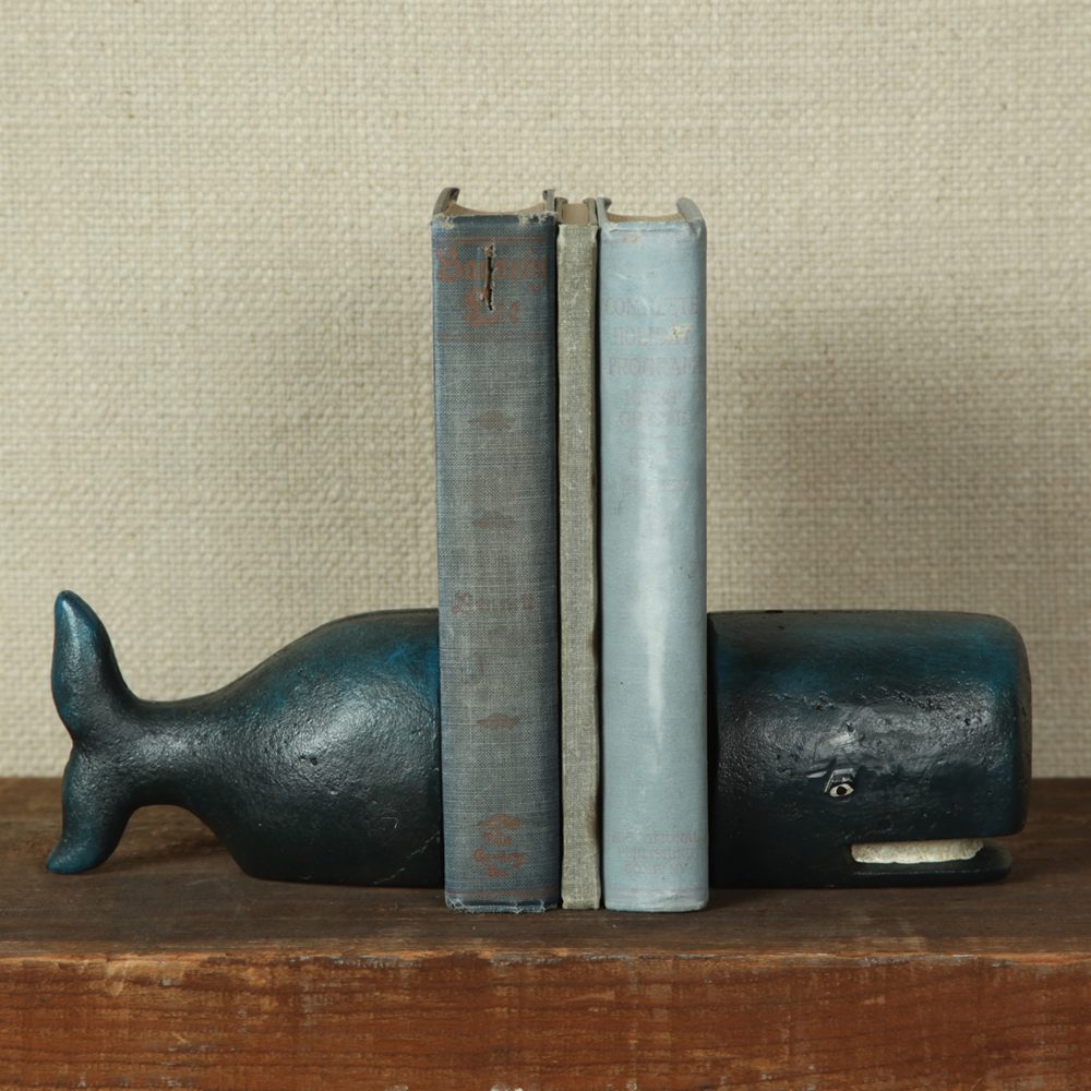 Cast Iron Whale Bookends by HomArt - Image 2