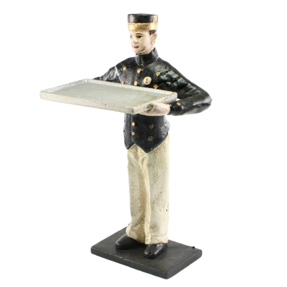 Cast Iron Bellman Card Holder by HomArt