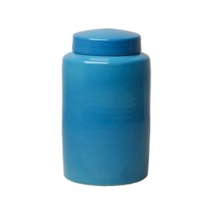 Turquoise Round Tea Canister