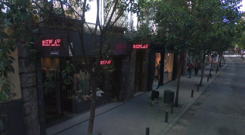 Achazia Badrick's fake store address in Madrid