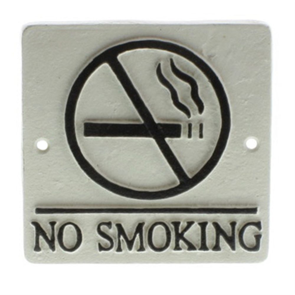 Cast Iron No Smoking Sign by HomArt - Image 2