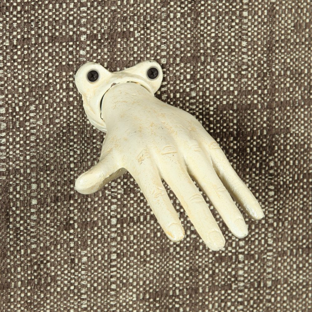 Antique White Wall Mounted Cast Iron Open Left Hand - Image 2