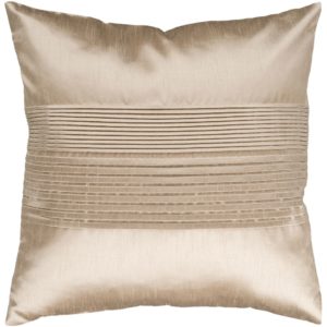 Safari Solid Pleated Pillow by Livabliss