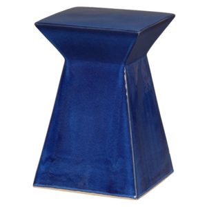 Blue Upright Garden Stool