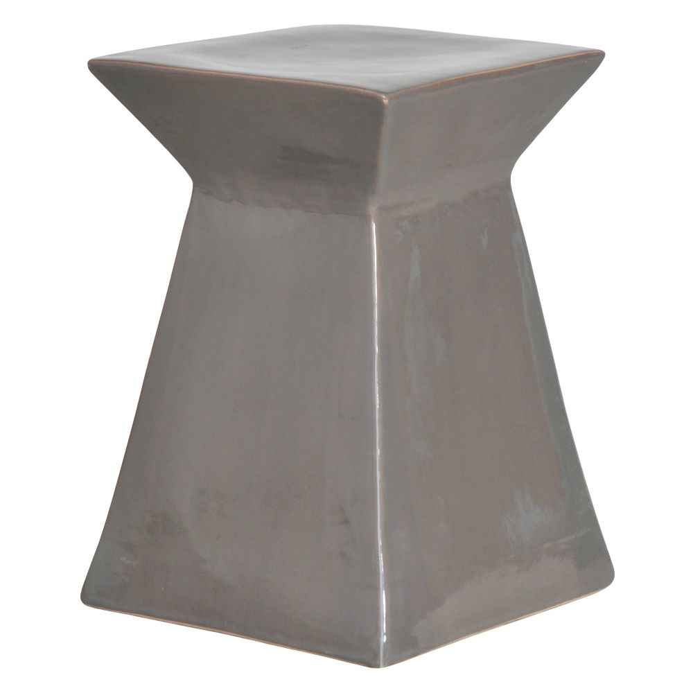 Gray Upright Garden Stool Seven Colonial