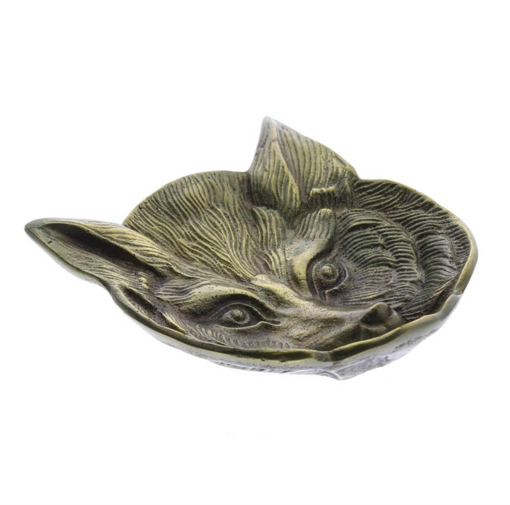 Fox Cast Metal Dish by HomArt - Image 3