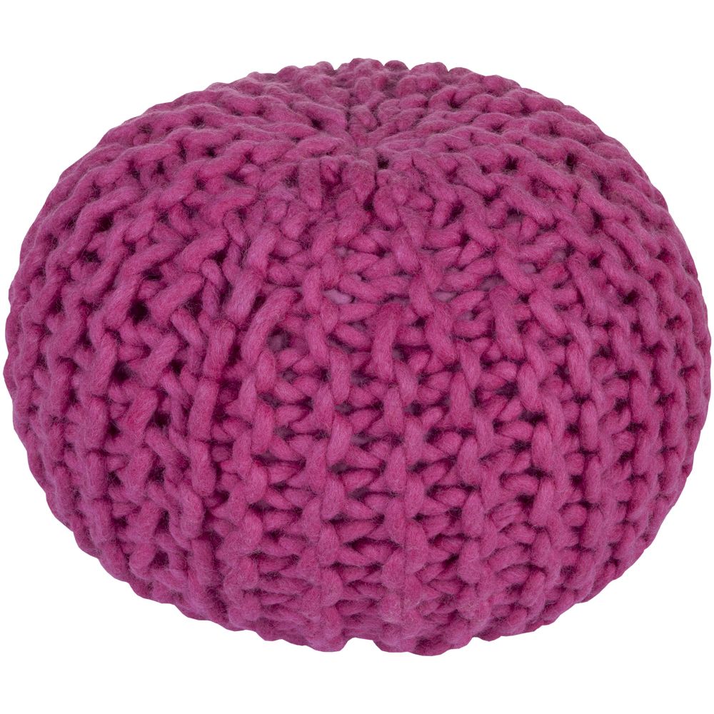 Magenta Fargo Pouf by Livabliss