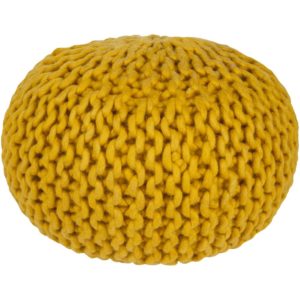 Gold Fargo Pouf by Livabliss