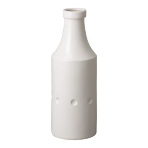 Tall White Milk Jug Vase