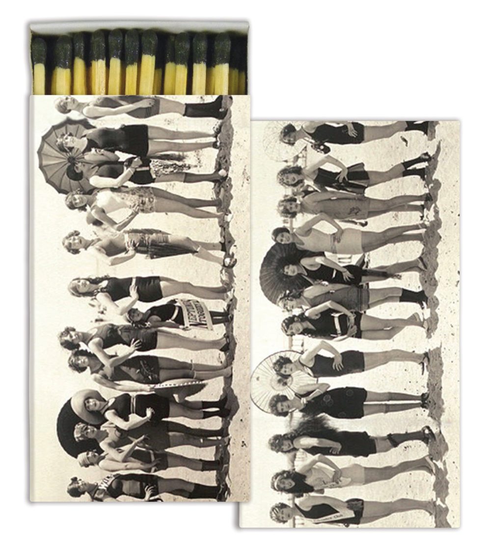 Bathing Beauties Matches Set of 6 Boxes by HomArt