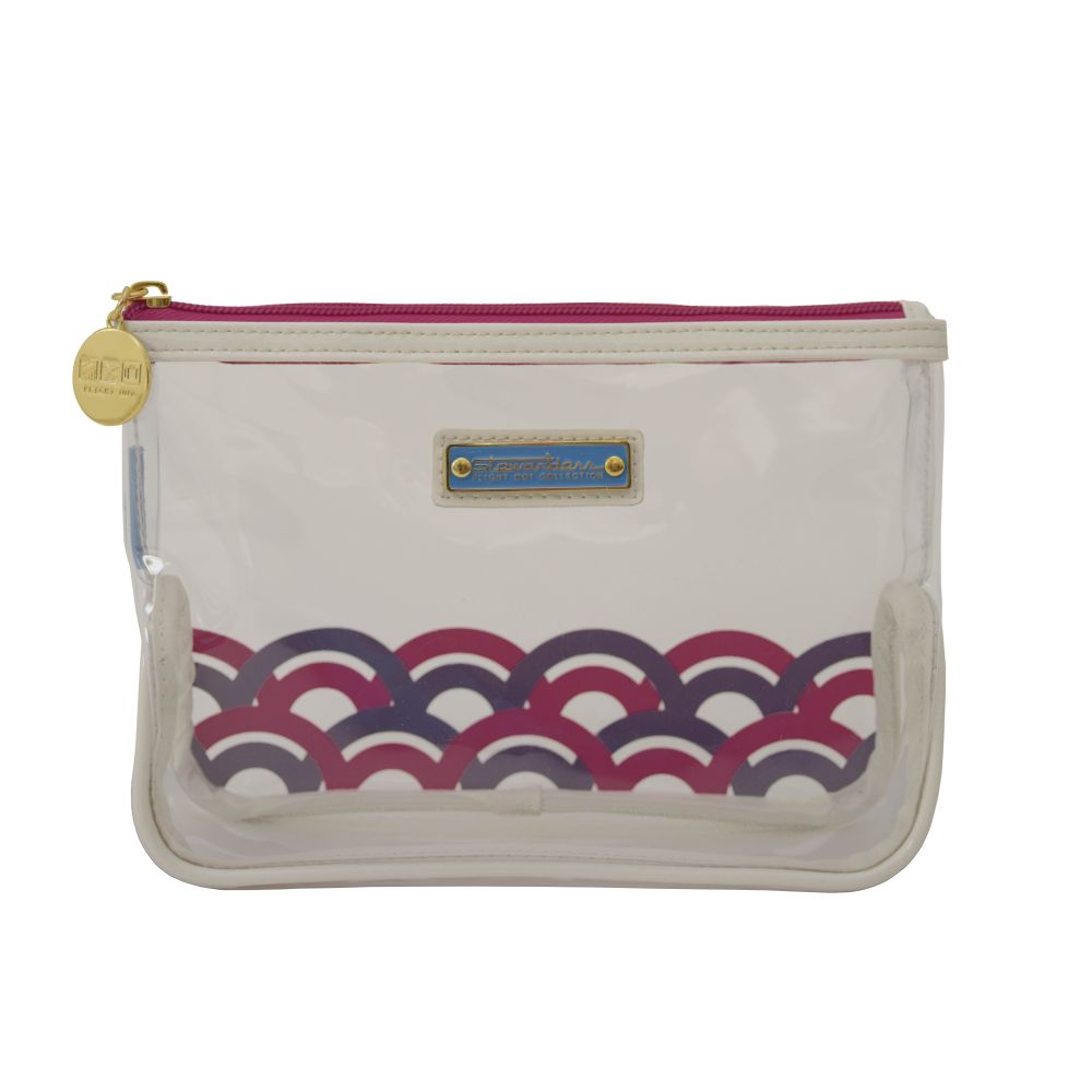 F1 Stewardess Clear Quart Bag Pink by Flight 001