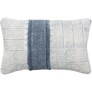 Navy and Ivory Lola Pillow by Livabliss