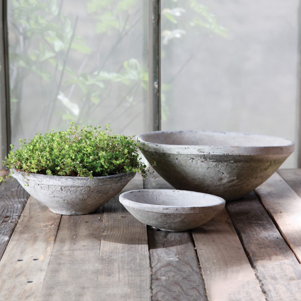 Large Whitestone Rustic Terra Cotta Bowl by HomArt - Image 2