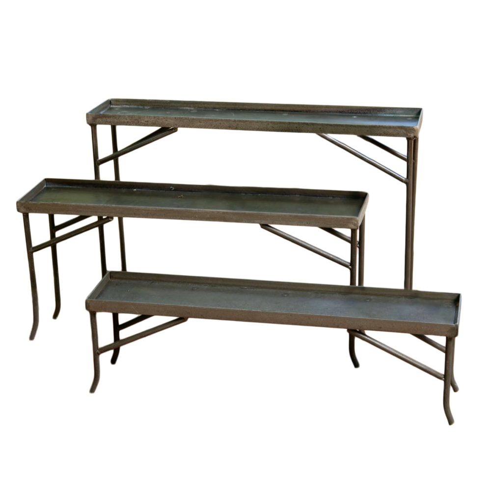 Fireplace Pillar Racks Set of 3 by HomArt - Image 2