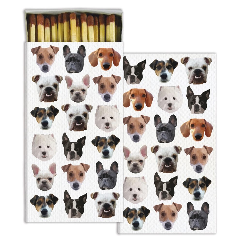 Dog Squad Matches Set of 6 Boxes by HomArt