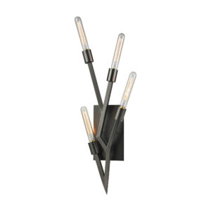 Freeform 4 Light Wall Sconce In Aged Black Nickel by ELK Lighting