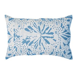 Butterfly Lake Lumbar Pillow by Bandhini Homewear Design
