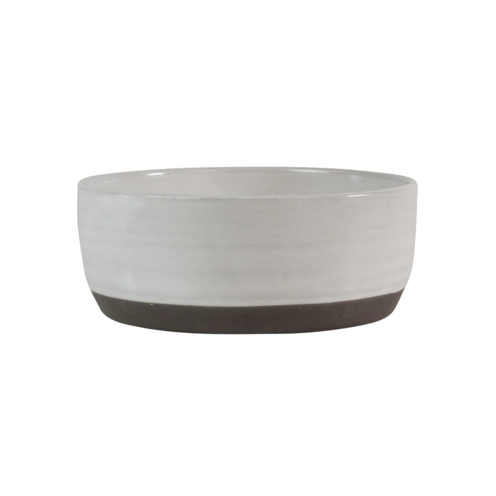 Liam Partial Glaze Ceramic Serving Bowls Set of 3 by HomArt - Image 5