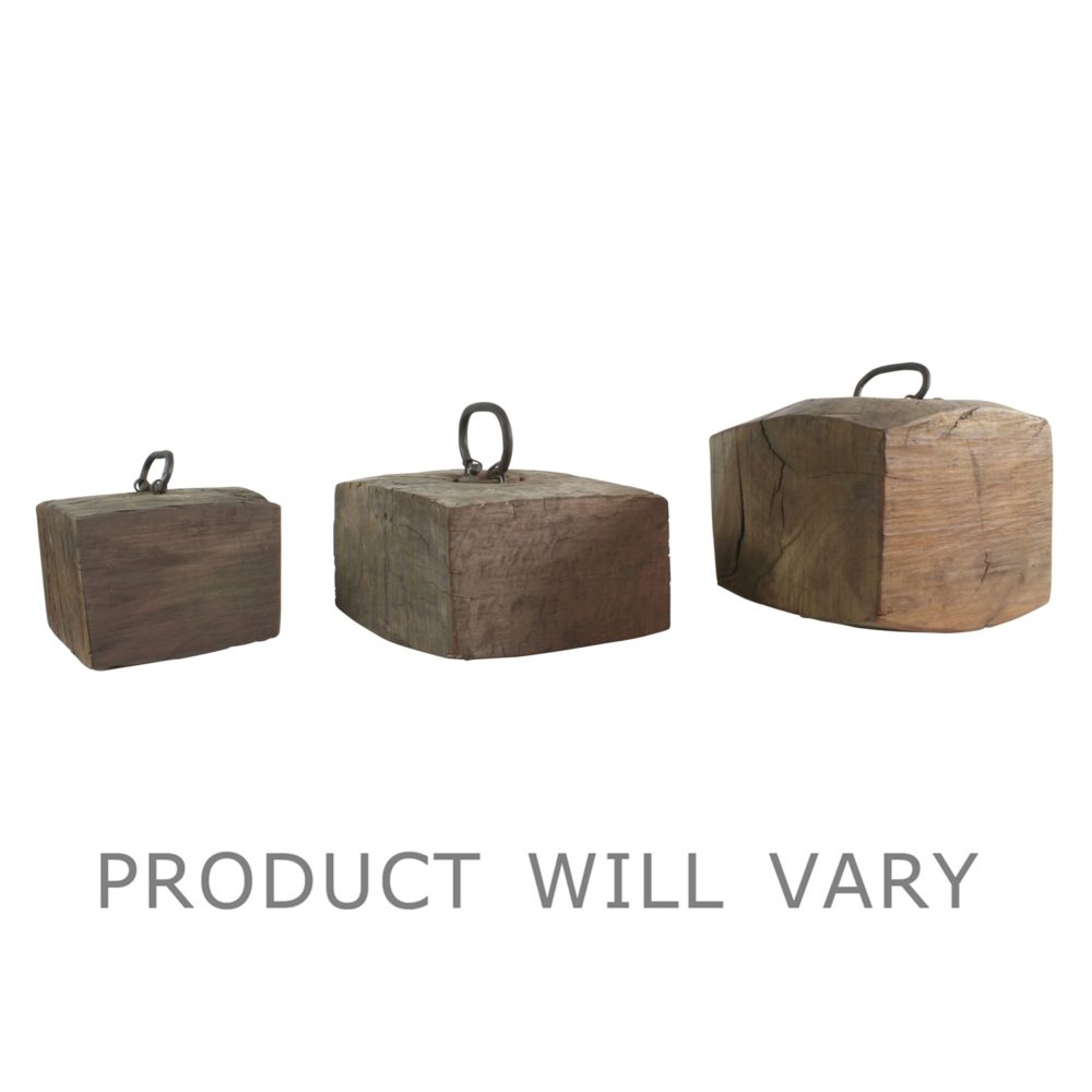 Axel Wood Doorstop with Handle by HomArt - Image 3