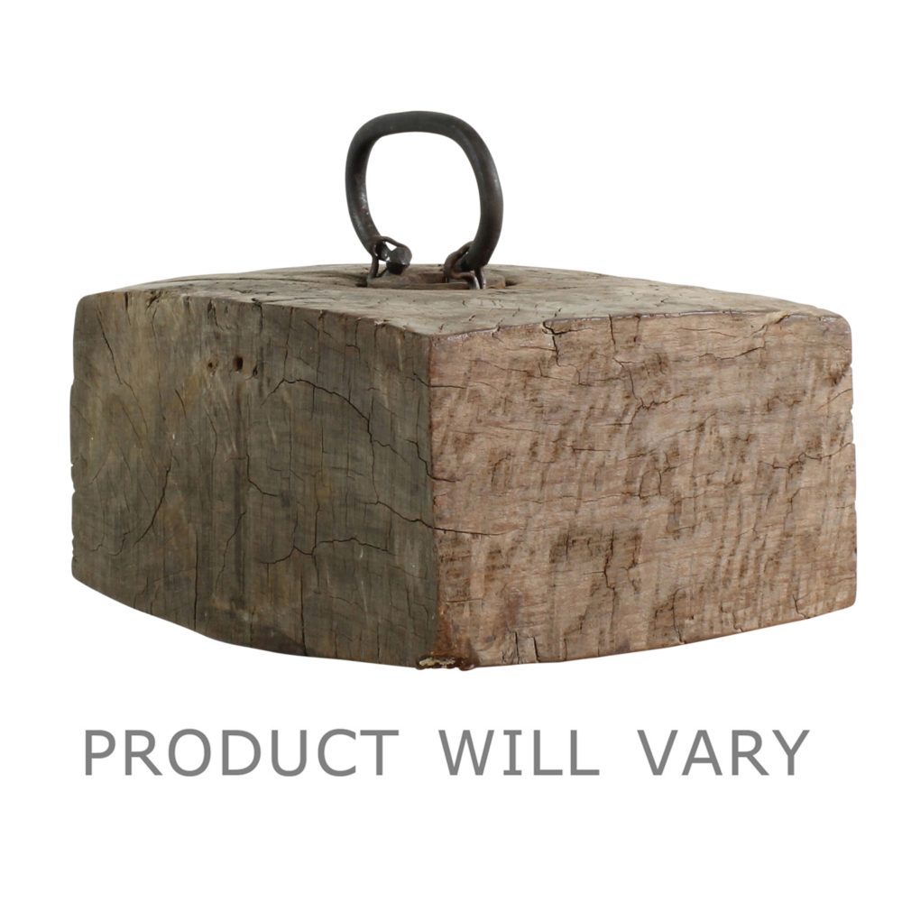 Axel Wood Doorstop with Handle by HomArt - Image 2