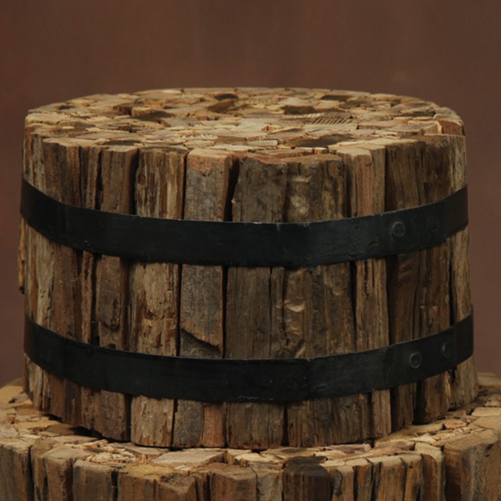 Round Wood Bundle 8x7 by HomArt - Image 2