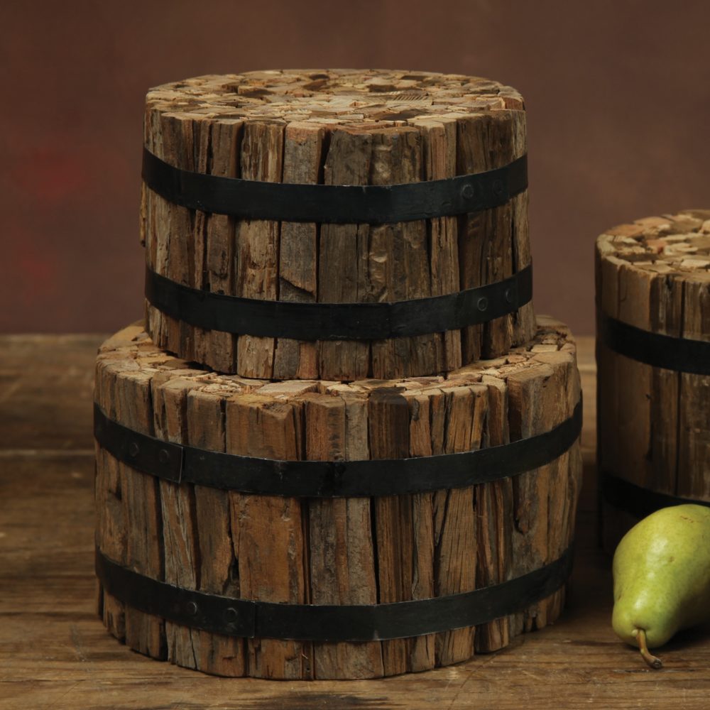 Round Wood Bundle 10x6 by HomArt - Image 2