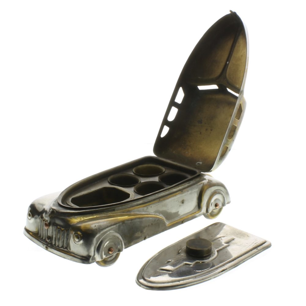 Vintage Brass Car Box by HomArt - Image 3