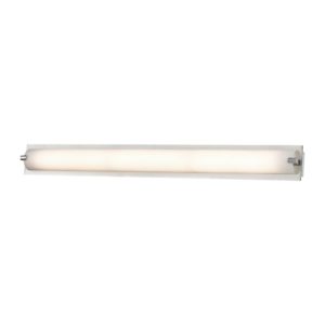 Medium Piper 1 Light Vanity In Chrome With Frosted Glass