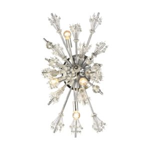 Starburst 4-Light Wall Sconce In Polished Chrome by ELK Lighting