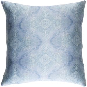 Pale Blue and Denim Kalos Pillow by Surya