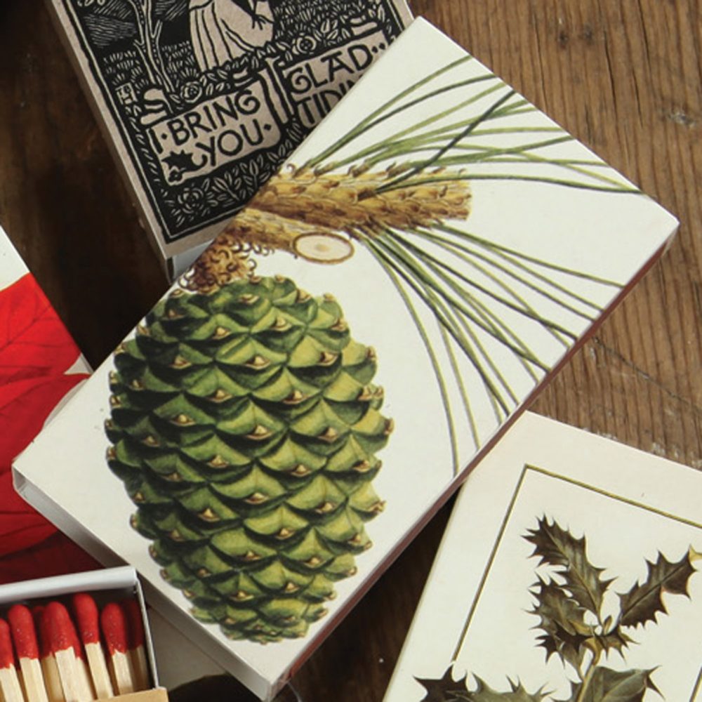 Pinecones Matches Set of 6 Boxes by HomArt - Image 2