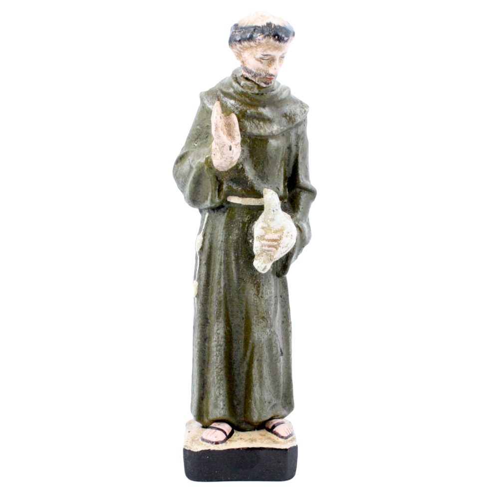 Cast Iron Saint Francis Sculpture by HomArt - Image 2